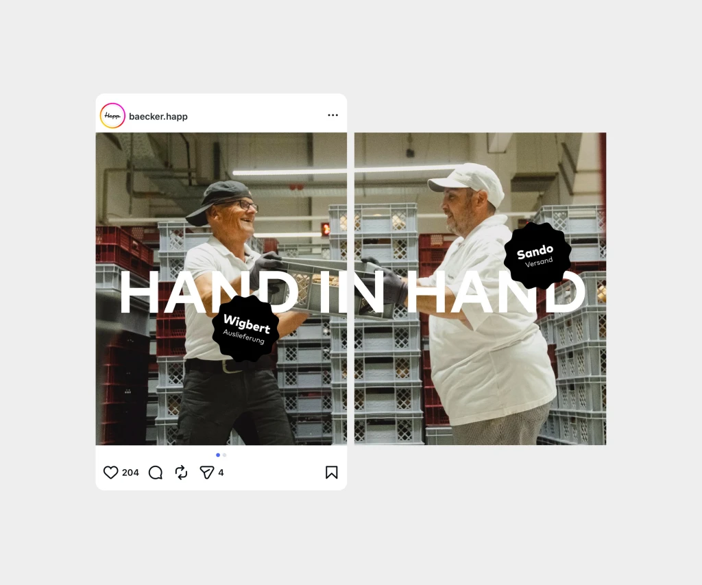 Hand in Hand gemacht