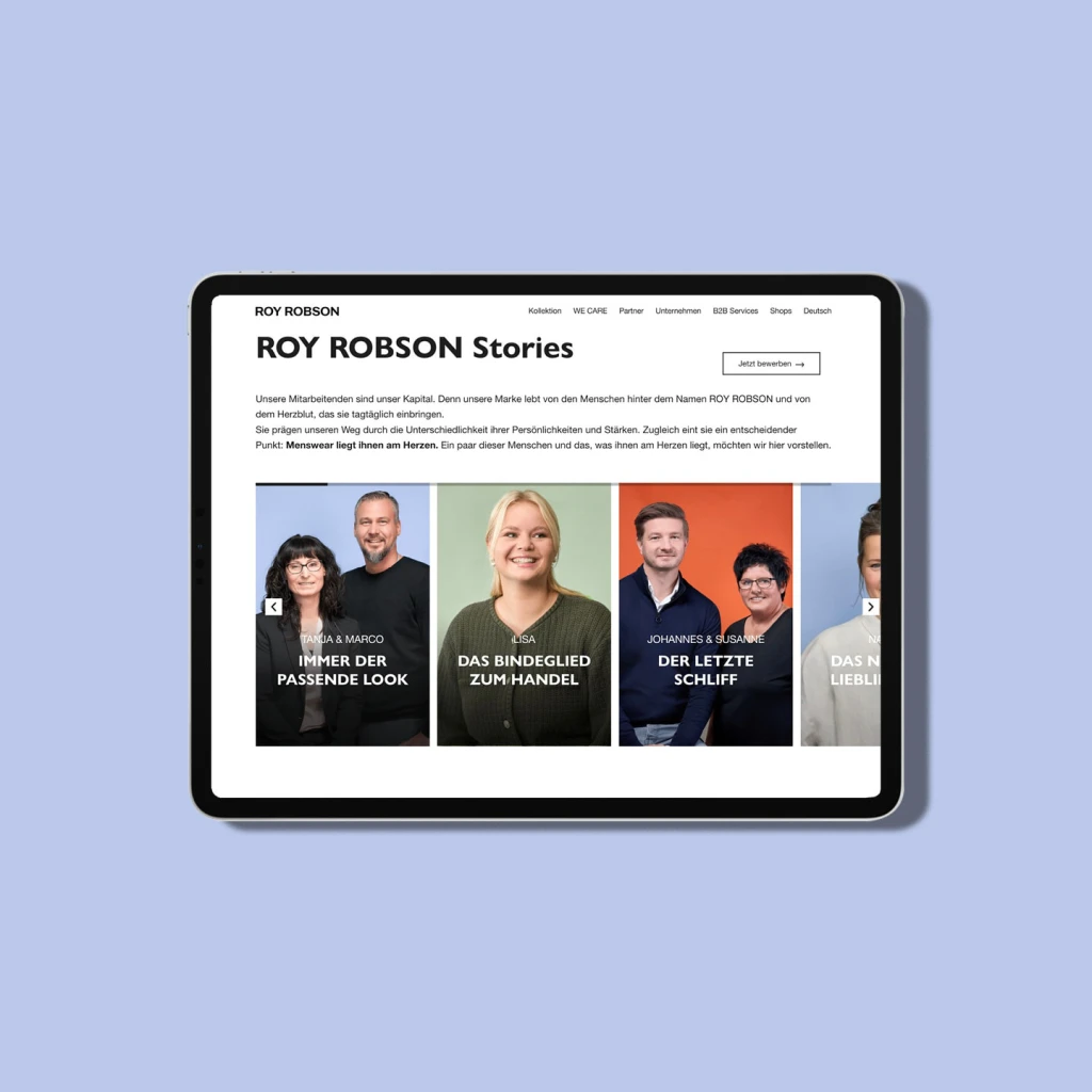 ROY ROBSON Arbeitgebermarke